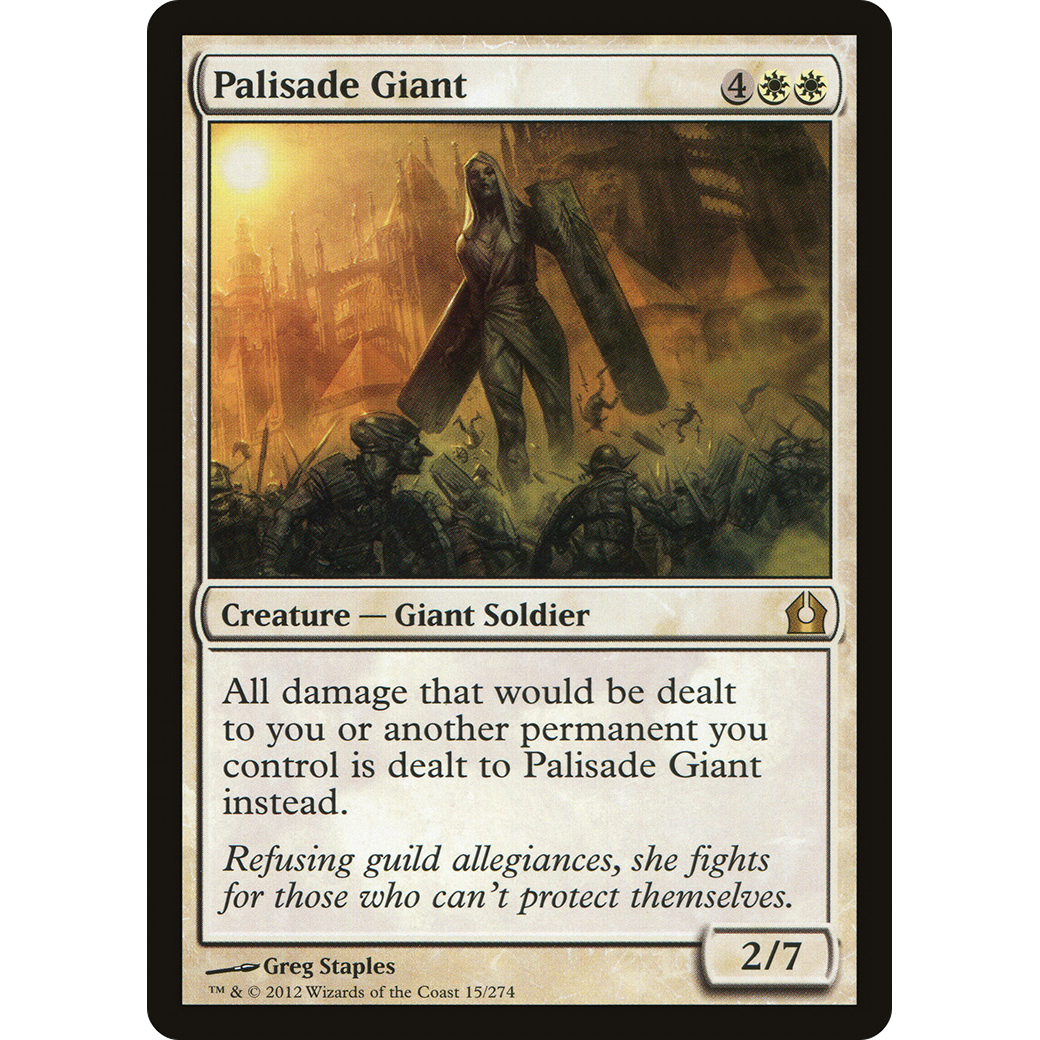 Palisade Giant (RTR-015) - Return to Ravnica Foil