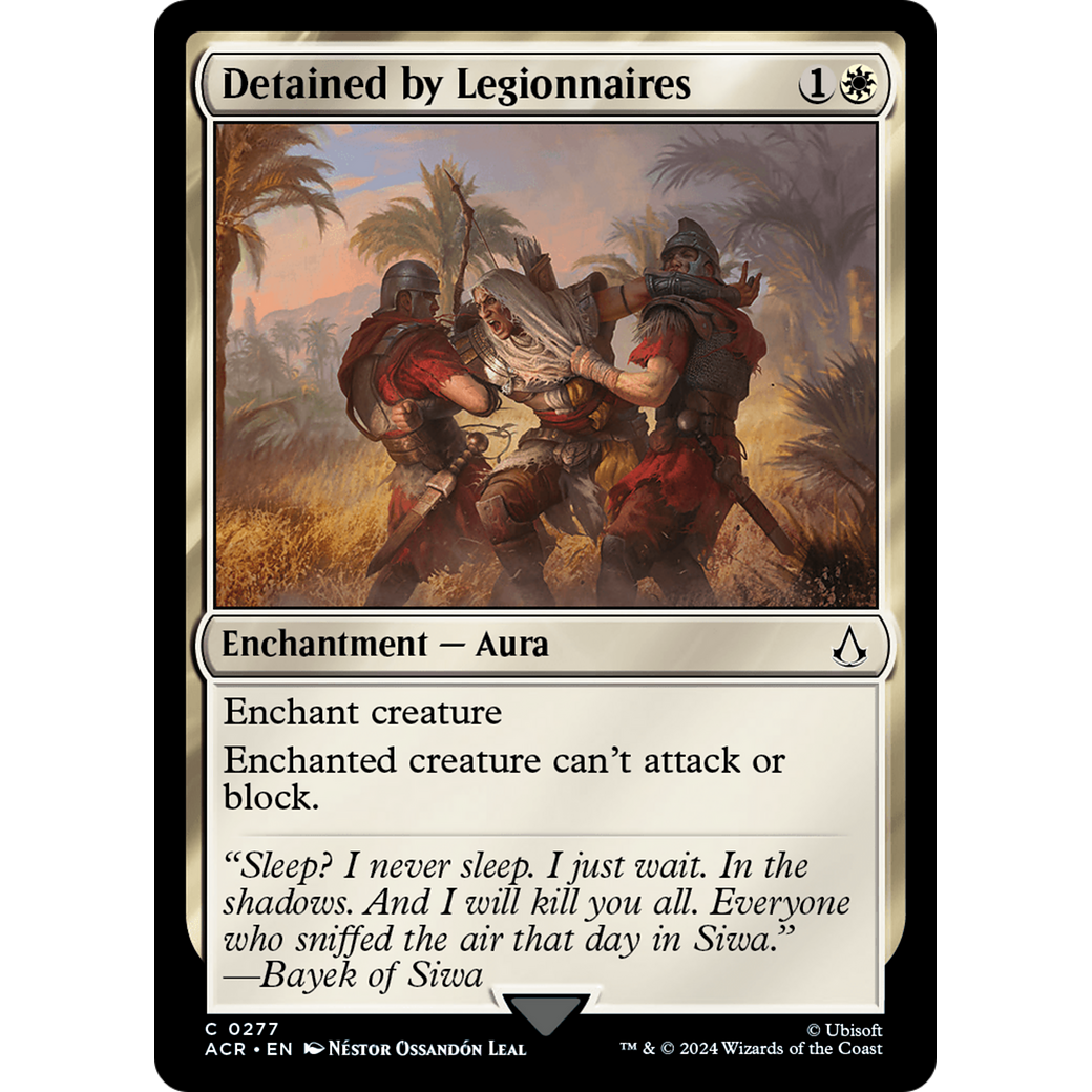 Detained by Legionnaires (ACR-277) - Assassin's Creed