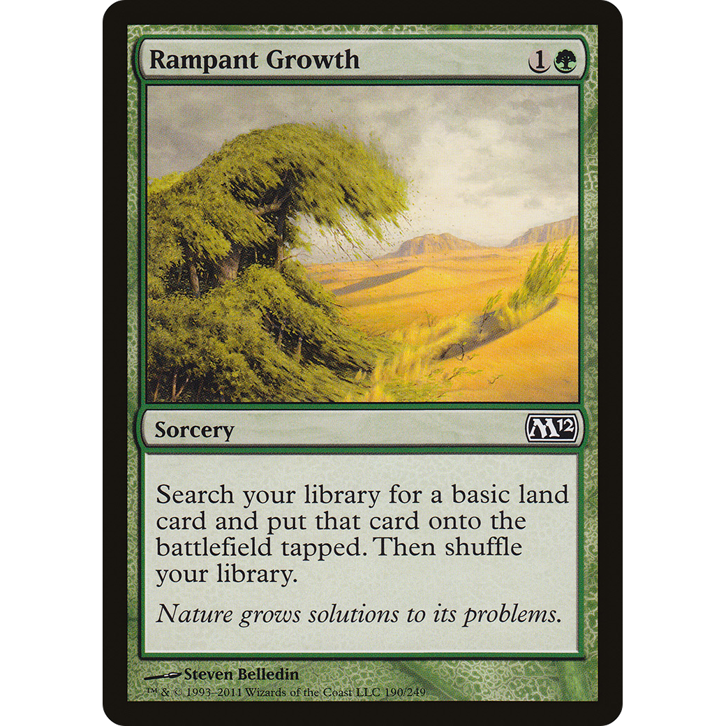 Rampant Growth (M12-190) - Magic 2012 Foil