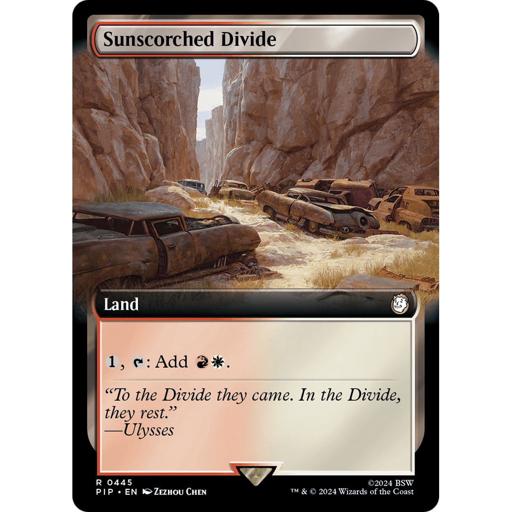 Sunscorched Divide (PIP-445) - Fallout: (Extended Art) Foil