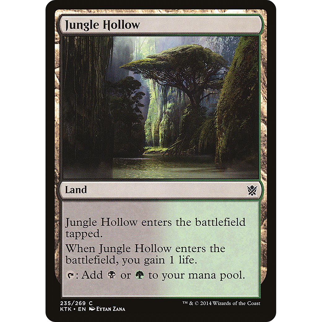 Jungle Hollow (KTK-235) - Khans of Tarkir