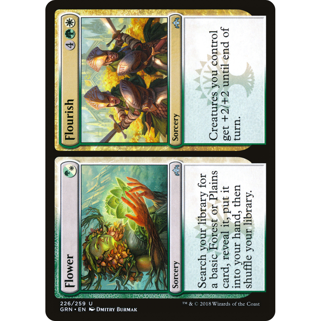 Flower // Flourish (GRN-226) - Guilds of Ravnica Foil