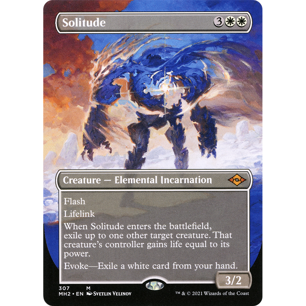 Solitude (Borderless) (MH2-307) - Modern Horizons 2 (Borderless) Foil