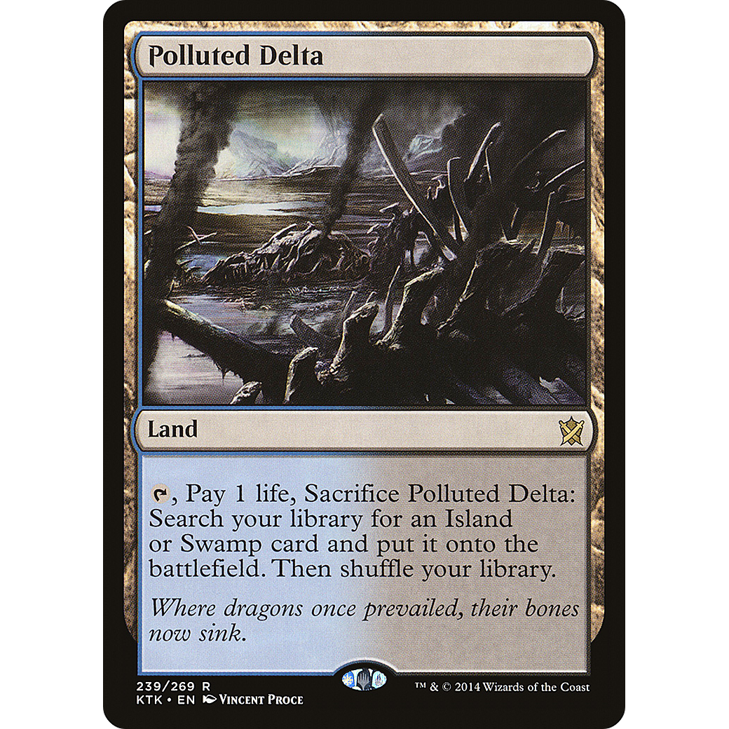 Polluted Delta (KTK-239) - Khans of Tarkir