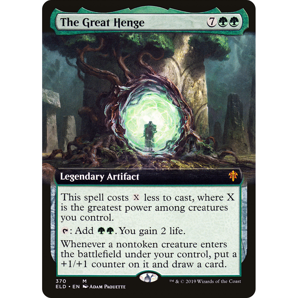The Great Henge (Extended Art) (ELD-370) - Throne of Eldraine: (Extended Art) Foil
