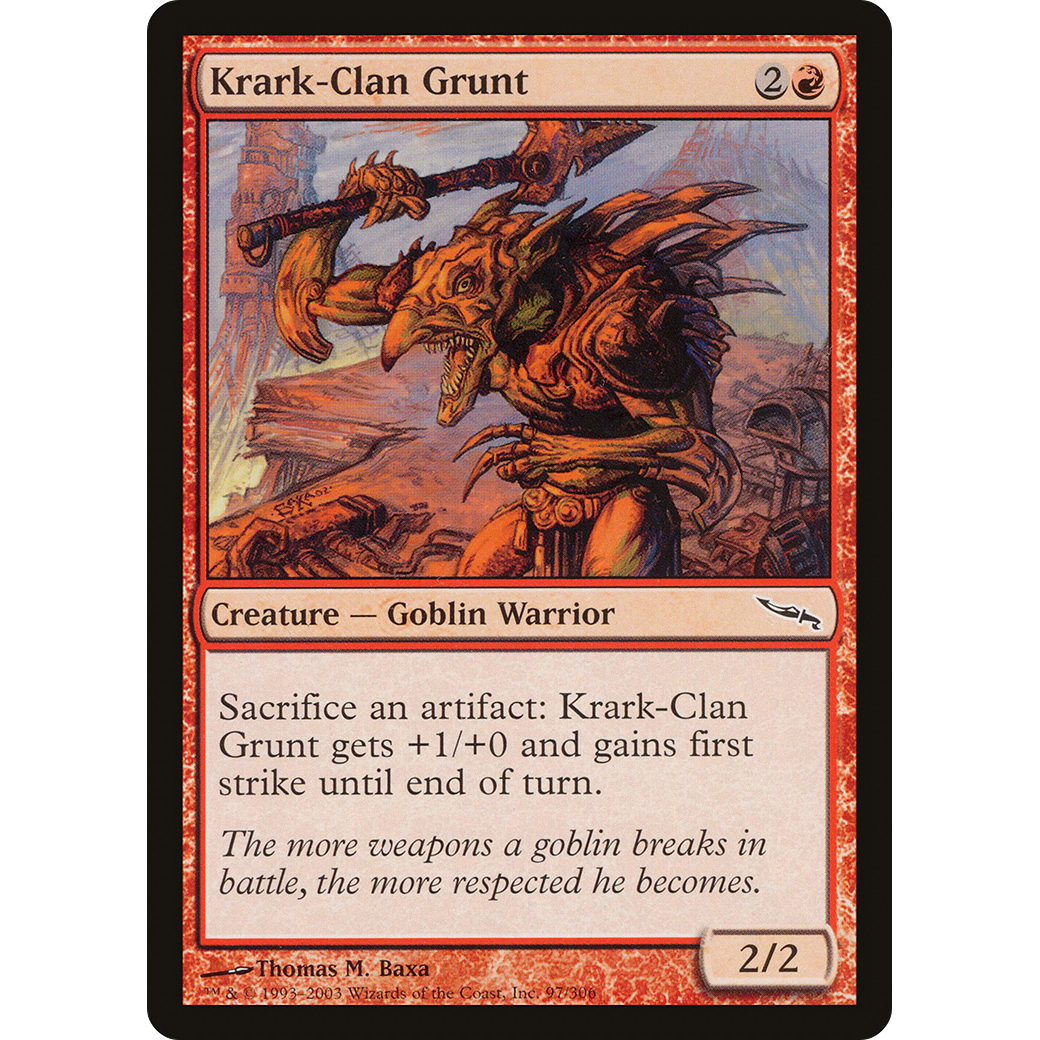 Krark-Clan Grunt (MRD-097) - Mirrodin