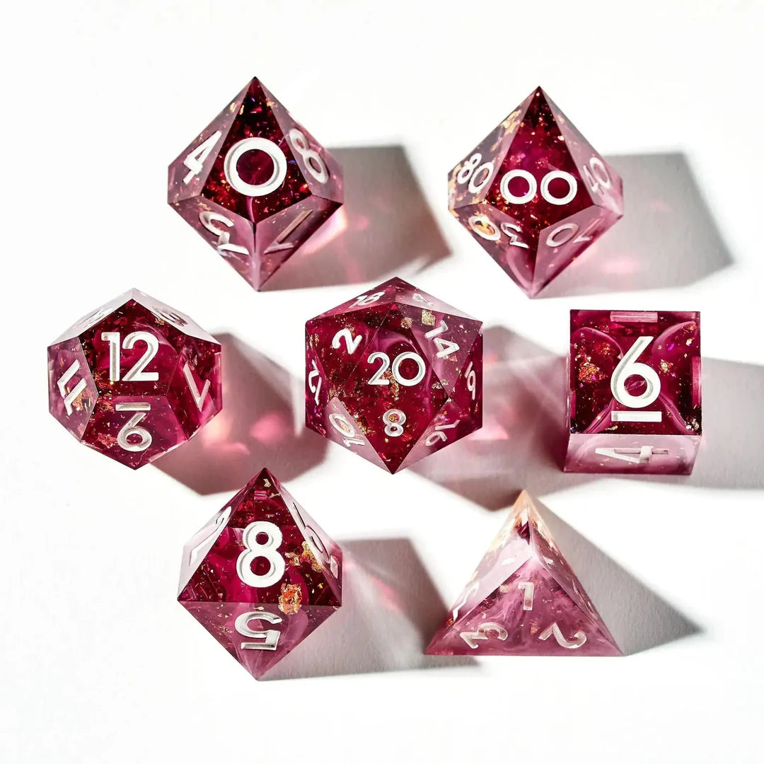 First Blush 7-Piece Polyhedral Dice Set