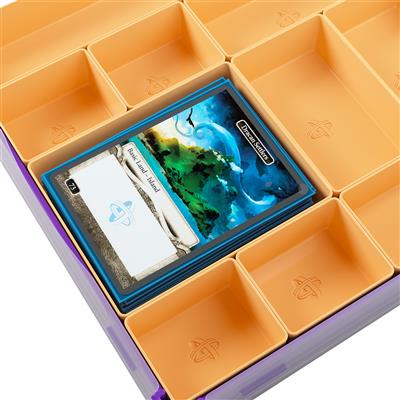 Gamegenic Token Silo XL Convertible Tray - Purple/Orange