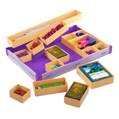 Gamegenic Token Silo XL Convertible Tray - Purple/Orange