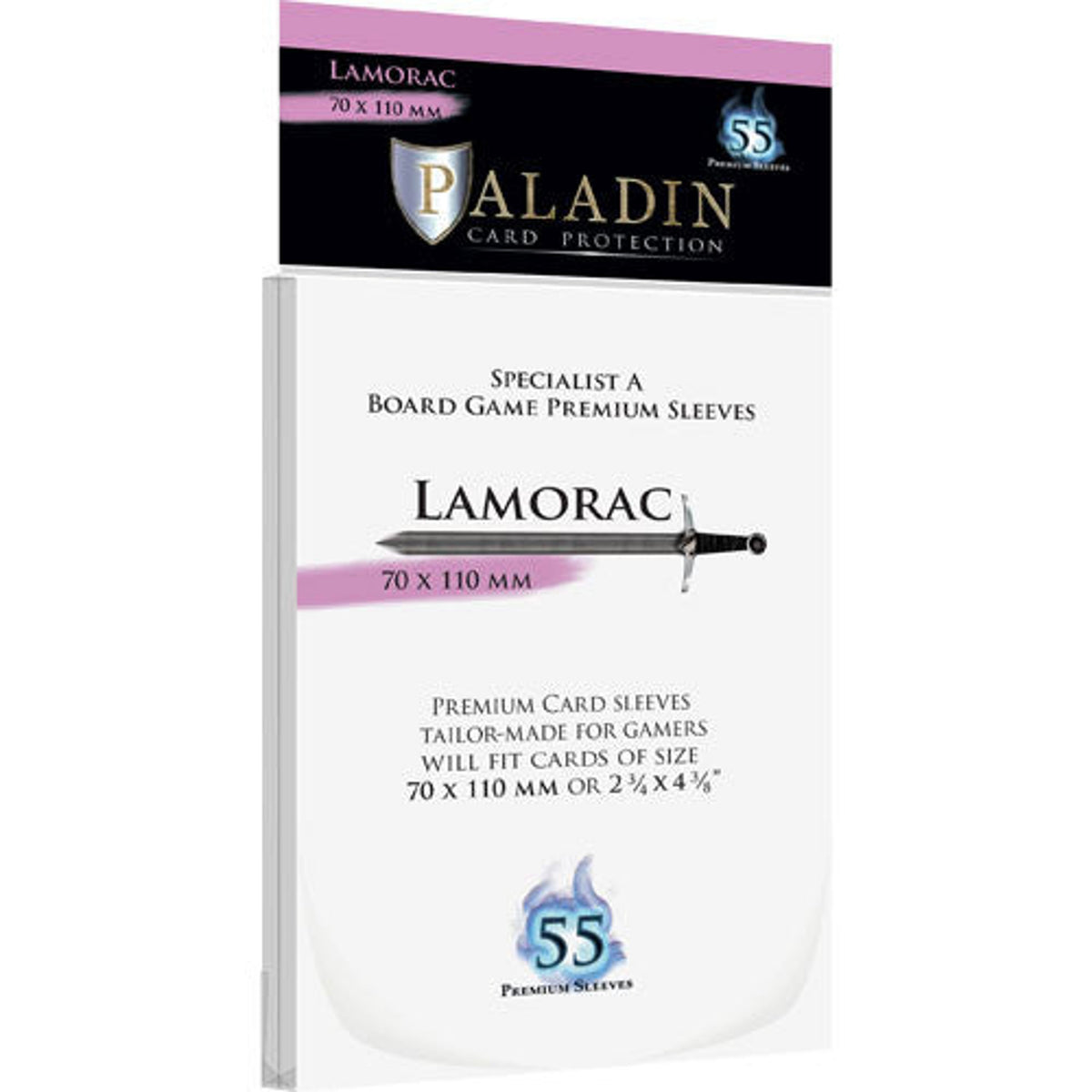 Paladin: Lamorac 55ct Sleeves 70x110 mm