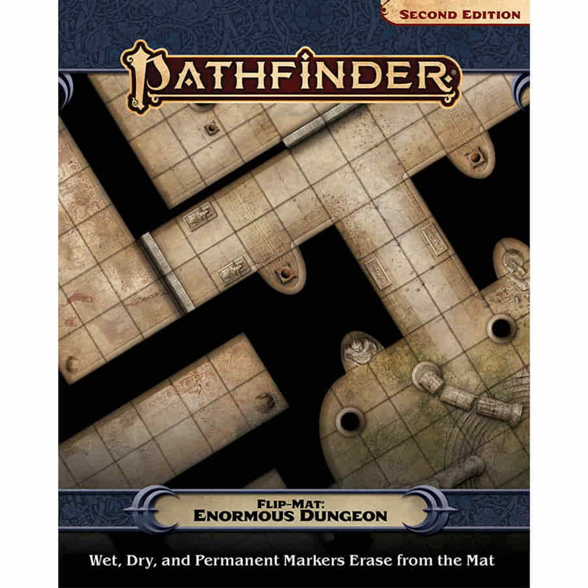 Pathfinder RPG: 2nd Edition - Enormous Dungeon Flip-Mat