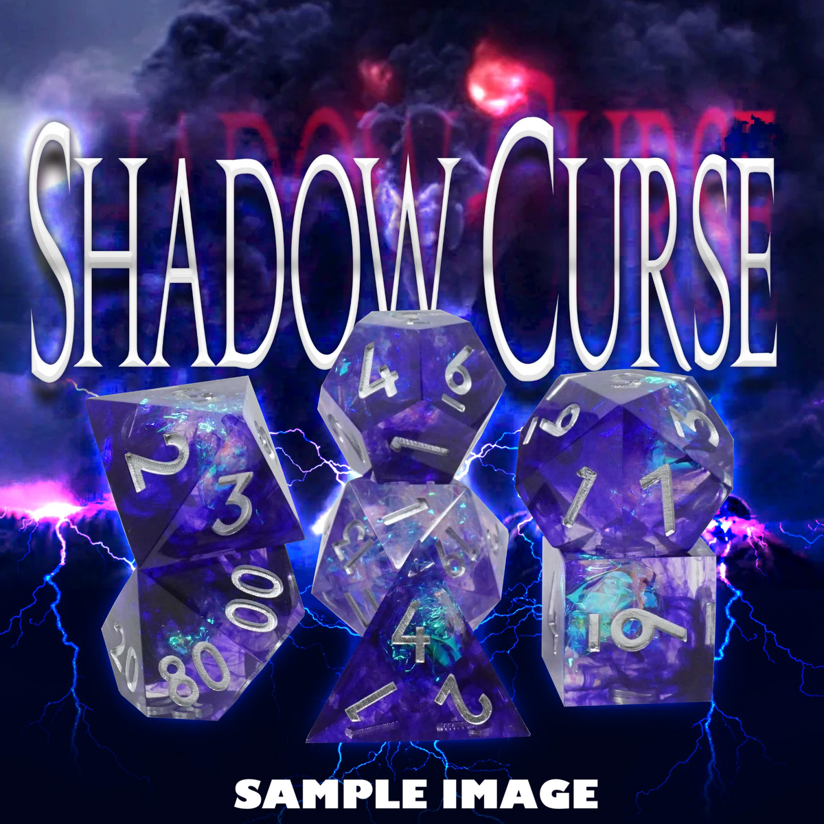 Mimic Dice: Shadow Curse 11pc Signature Resin Set
