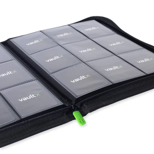 Vault X: Signature Black 9-Pocket Exo-Tec Zip Binder