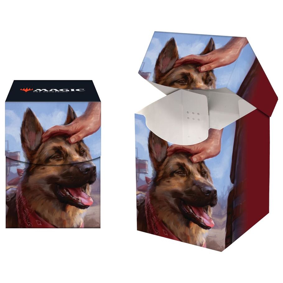 Magic The Gathering: Universes Beyond - Fallout: Dogmeat, Ever Loyal 100+ Deck Box