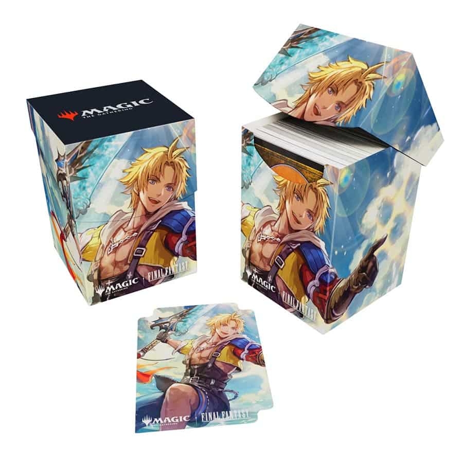 Magic The Gathering: Universes Beyond - Final Fantasy: Tidus, Yuna's Guardian 100+ Deck Box